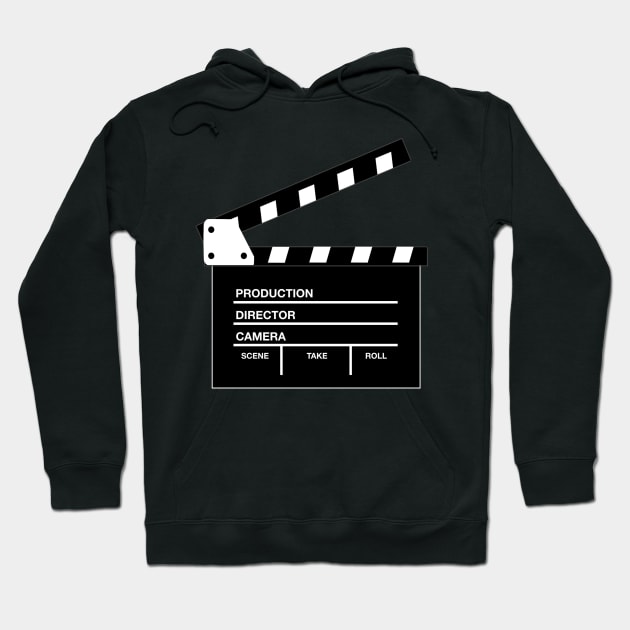 cinema clapperboard Hoodie by dreamtravel